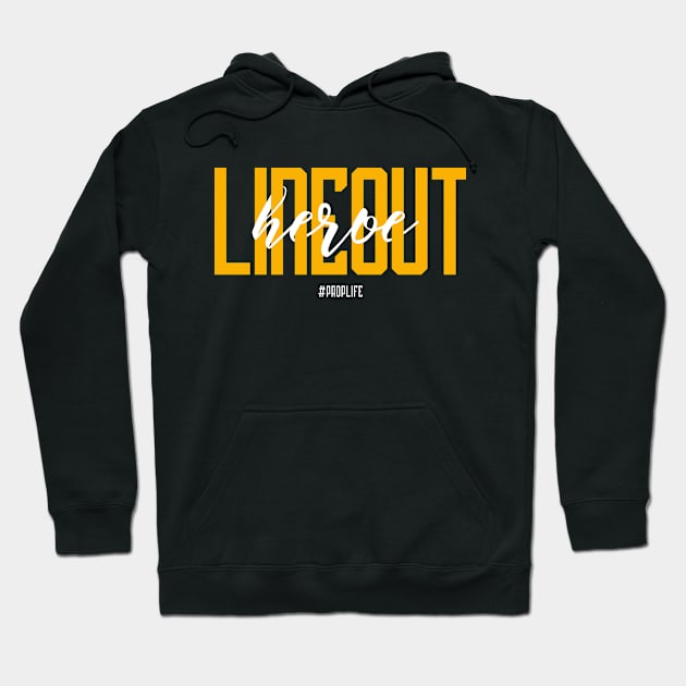 LineOut Heroe Hoodie by CLArtworks